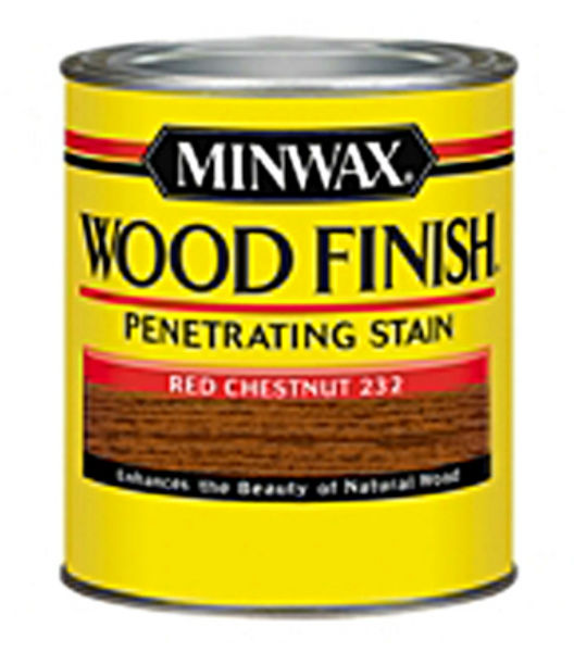 Minwax® 223204444 Wood Finish™ Penetrating Wood Stain, Red Chestnut (232), 1/2 Pt