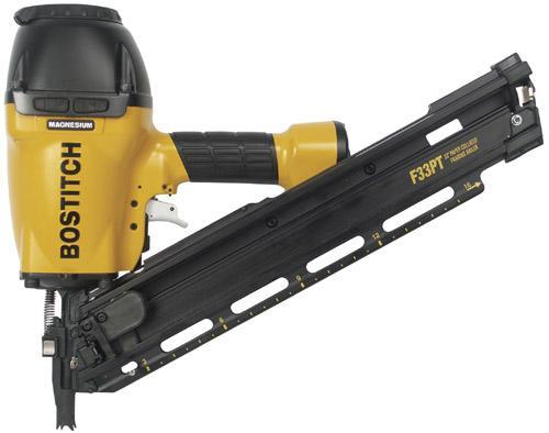 Bostitch® F33PT Paper Tape Framing/Metal Connector Nailer, 33 Degree