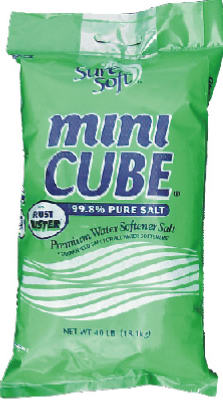 Sure Soft Mini Cube Water Conditioning Salt with Rust Buster, 40 Lb