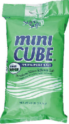 Sure Soft Mini Cube Water Conditioning Salt with Rust Buster, 40 Lb