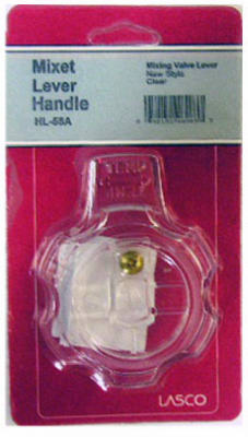 Lasco HL-58A Mixet Single Lever Tub & Shower Faucet Handle, Clear