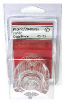 Lasco HC-133 Streamway Phoenix Faucet Handle, Clear