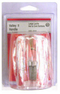 Lasco HC-244 Large Twin Faucet Handle, Clear