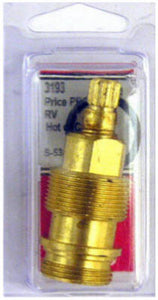 Lasco Price Pfister Hot & Cold Monterey Mobile Home Stem, Brass