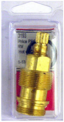 Lasco Price Pfister Hot & Cold Monterey Mobile Home Stem, Brass