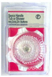 Lasco HC-70MB Sayco Tub & Shower Faucet Handle, Clear