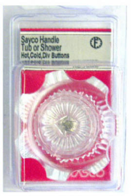 Lasco HC-70MB Sayco Tub & Shower Faucet Handle, Clear