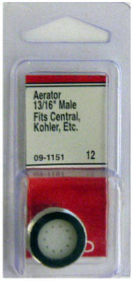 Lasco 09-1151 Small Male Thread Aerator 13/16" x 24", Brass