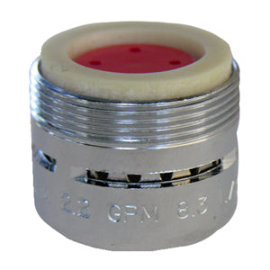 Lasco 09-1081 Deluxe Dual Thread Slotted Faucet Aerator, Chrome Plated Brass