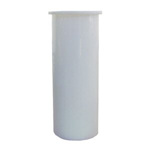 Lasco 03-4301 PVC Tubular Flanged Drain Tailpiece, 1-1/2" x 4", White