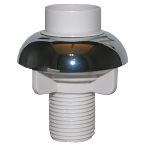 Lasco 08-1509 Universal Fit Sink Hose Guide, Chrome & White