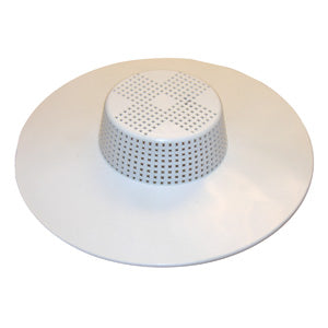 Lasco 09-2123 Plastic Hair Snare Bath Tub Strainer, White
