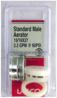 Lasco 09-1121 Male Thread Aerator 15/16", Brass
