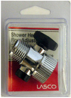 Lasco 08-2469 Plastic Shower Head Flow Adjuster, Chrome Plated
