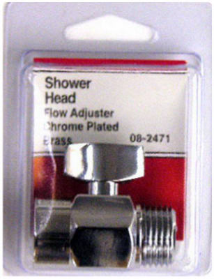 Lasco 08-2471 Brass Shower Head Flow Adjuster, Chrome Plated