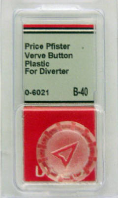 Lasco 0-6021 Diverter Faucet Button, Clear