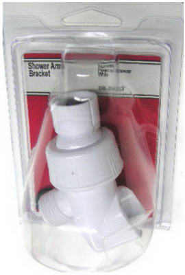 Lasco 08-2423 Serenity Personal Shower Arm Mount Bracket, White