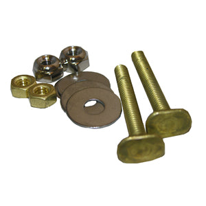 Lasco 04-3637 Code Approved Brass Toilet Closet Bolt Set