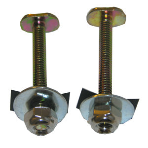 Lasco 04-3641 Toilet Closet Bolt Kit 1/4" x 2-1/4", Brass