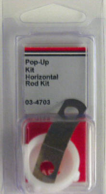 Lasco 03-4703 Horizontal Faucet Pop Up Rod Nut & Clip