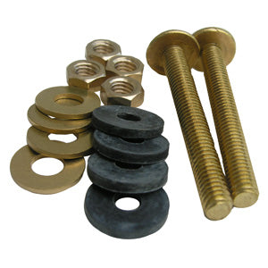 Lasco 04-3675 Heavy Duty Toilet Tank To Bowl Kit 3/8" x 3-1/8", Brass