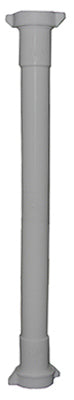 Lasco 03-4349 Plastic Flanged Sink Tailpiece, 1-1/2" x 12", Black