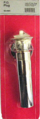 Lasco 03-4501 Sink Drain with 2-Piece Pull Out Plug, 1-1/4" x 5", Chrome