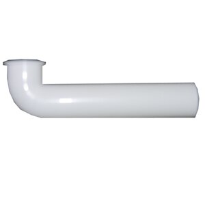 Lasco 03-4249 Plastic Tubular Flanged Waste Arm, White, 1-1/2" x 7"