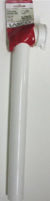 Lasco 03-4259 PVC Tubular Flanged Ell, 1-1/2" x 15", White