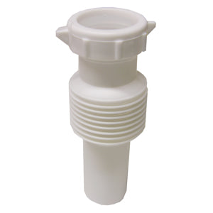 Lasco 03-4315 PVC Flexible Extendable Slip-Joint Drain Tailpiece 1-1/4", White