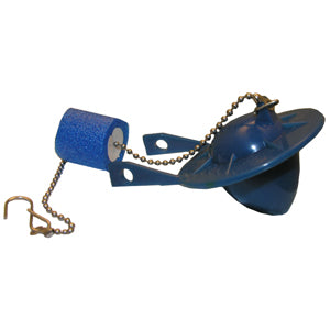 Lasco 04-1543 Toilet Tank Flapper with Float On Chain & Weep Hole In Cone