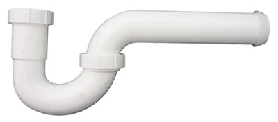 Lasco 03-4213 PVC Lavatory/Kitchen Drain P-Trap 1-1/2", White