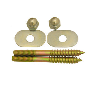 Lasco 04-3611 Toilet Closet Screw, 1/4" x 2-1/2"