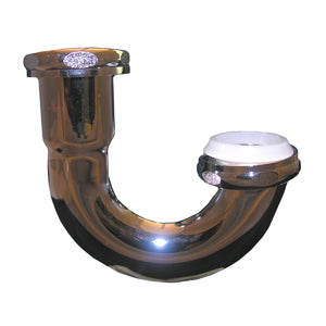 Lasco 03-3419 LA Pattern Kitchen Drain J-Bend 1-1/2", Brass