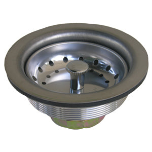 Lasco 03-1051 Kitchen Sink Strainer 3-1/2", Stainless Steel