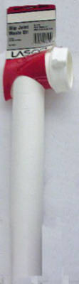Lasco 03-4243 PVC Tubular Slip-Joint Waste Ell, 1-1/2" x 9", White