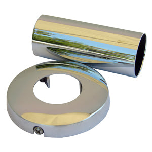 Lasco 03-1651 Price Pfister® Replacement Tube & Flange Set, Chrome