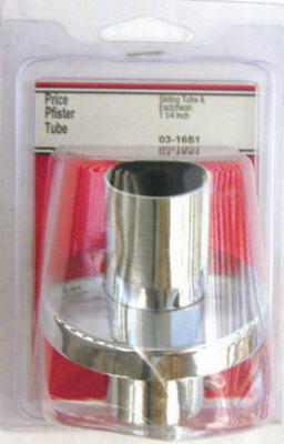 Lasco 03-1651 Price Pfister® Replacement Tube & Flange Set, Chrome