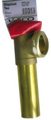 Lasco Slip Joint Drain End Outlet Tee & Tailpiece 1-1/2", Brass