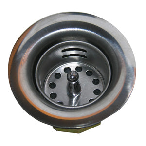 Lasco 03-1101 Stainless Steel Junior Duo Strainer for 2" Opening, Chrome