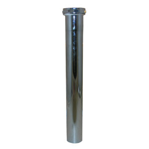 Lasco 03-2567 Drain Slip Joint Extension Tube 1-1/4" x 12", Brass