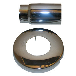 Lasco 03-1653 Sterling Diverter Tub/Shower Tube & Flange Set, Chrome Plated