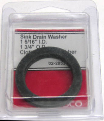 Lasco 02-2053 Rubber Tailpiece Washer 1-5/16" x 1-3/4", 2-Pack