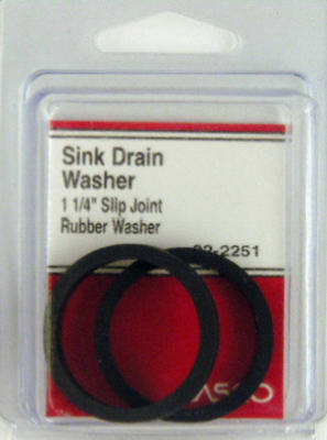 Lasco 02-2251 Rubber Slip Joint Washer 1-1/4", 2-Pack