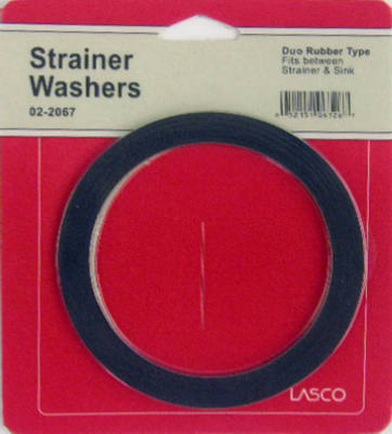 Lasco Sink Basket Strainer Washer Kit 3-1/2" x 4-3/8", Nylon & Rubber
