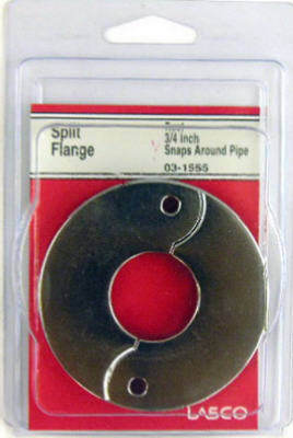 Lasco 03-1555 Floor/Ceiling Split Flange, Chrome Plated Brass