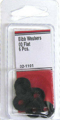 Lasco 02-1101 Neoprene Flat Faucet Washer 00, 6-Pack
