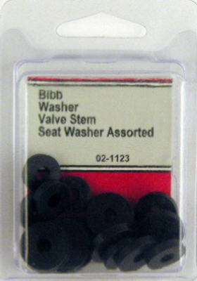 Lasco 02-1123 Beveled Flat Bibb Faucet Washer, Assorted, Small, 16-Count