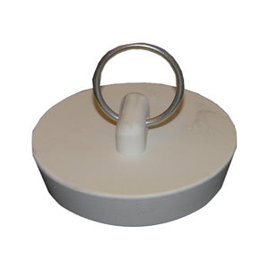 Lasco 02-3213 Hollow Rubber Sink Stopper, White