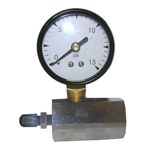 Lasco 13-1891 Gas Test Gauge, 0 To 15 PSI